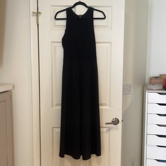 Athleta Black Halter A-Line Midi Dress - Picture 6 of 10